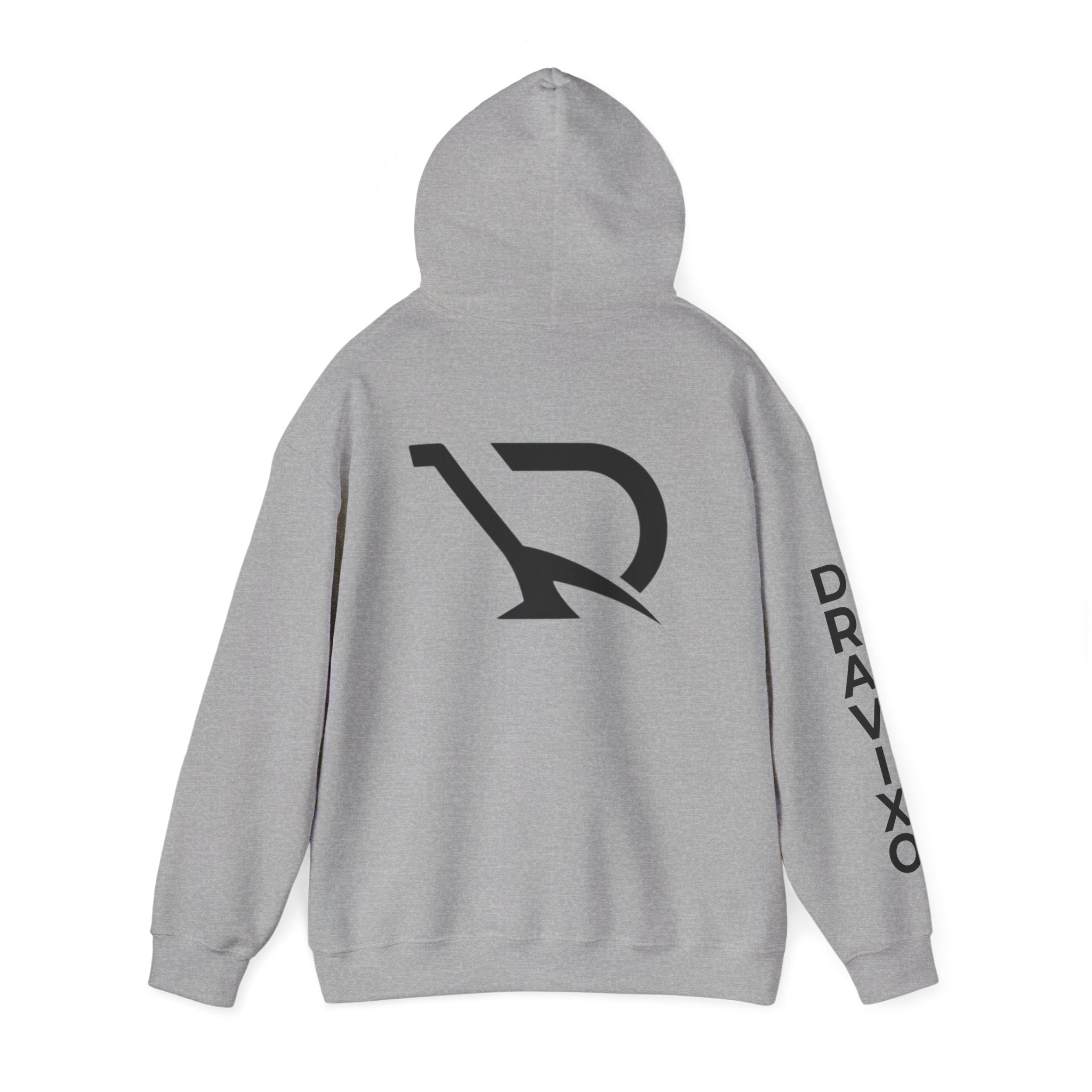 Dravixo Hoodie – Branded Pullover with Sleeve