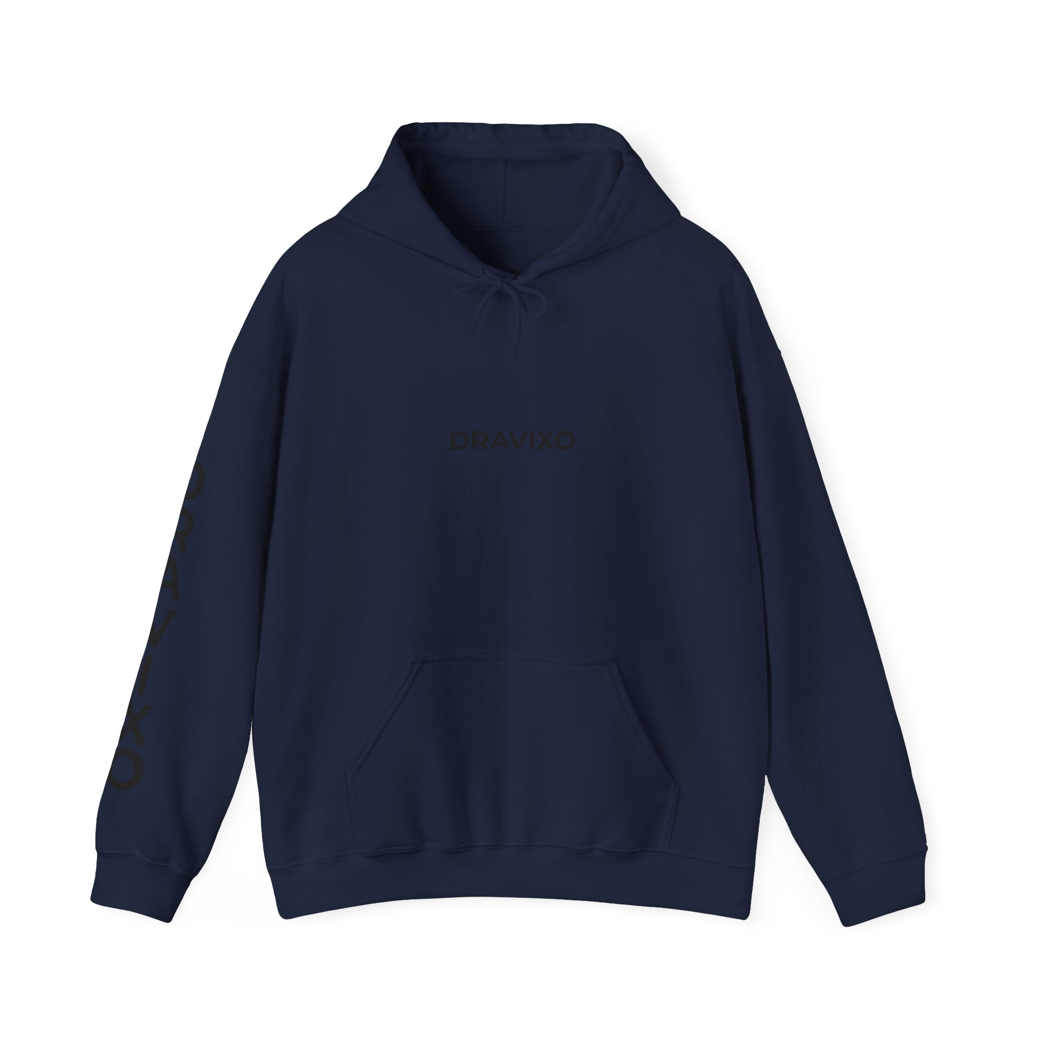 Dravixo Hoodie – Branded Pullover with Sleeve