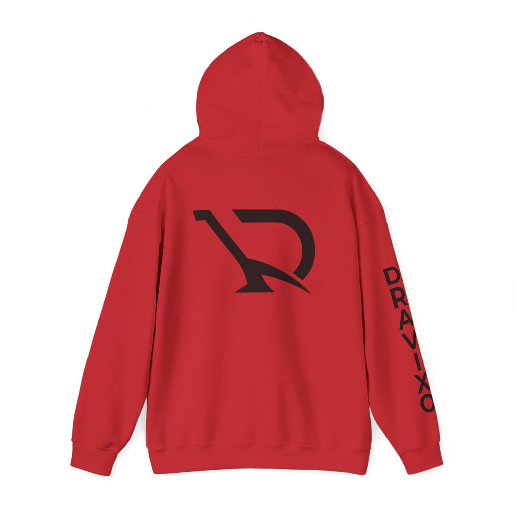 Dravixo Hoodie – Branded Pullover with Sleeve