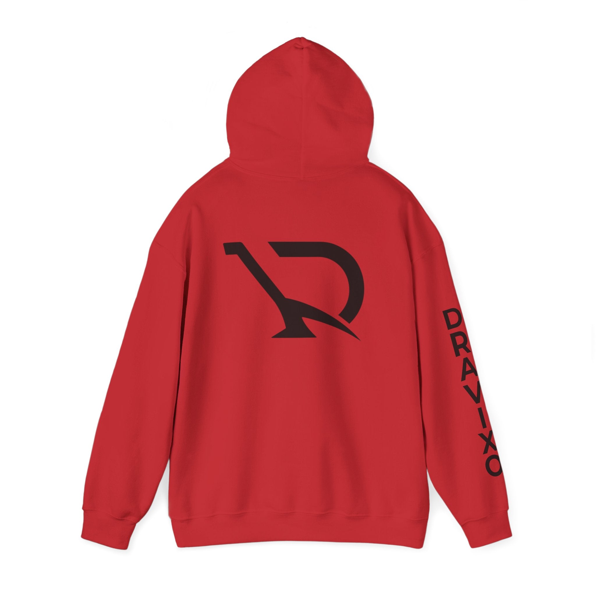 Dravixo Hoodie – Branded Pullover with Sleeve