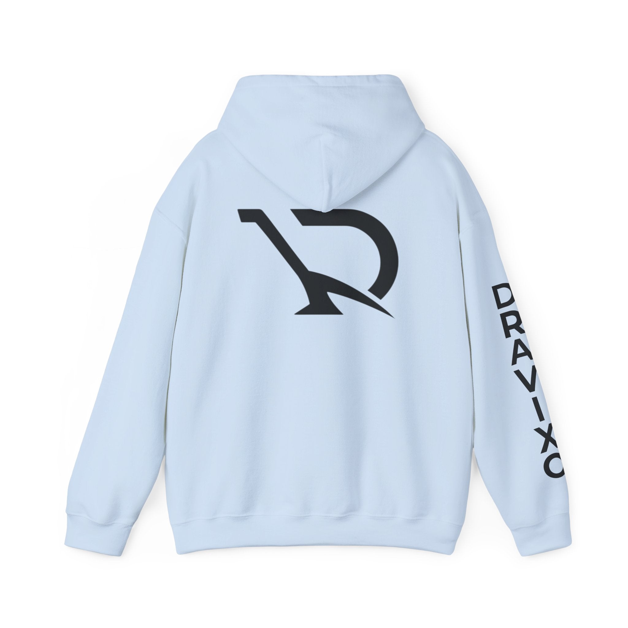 Dravixo Hoodie – Branded Pullover with Sleeve