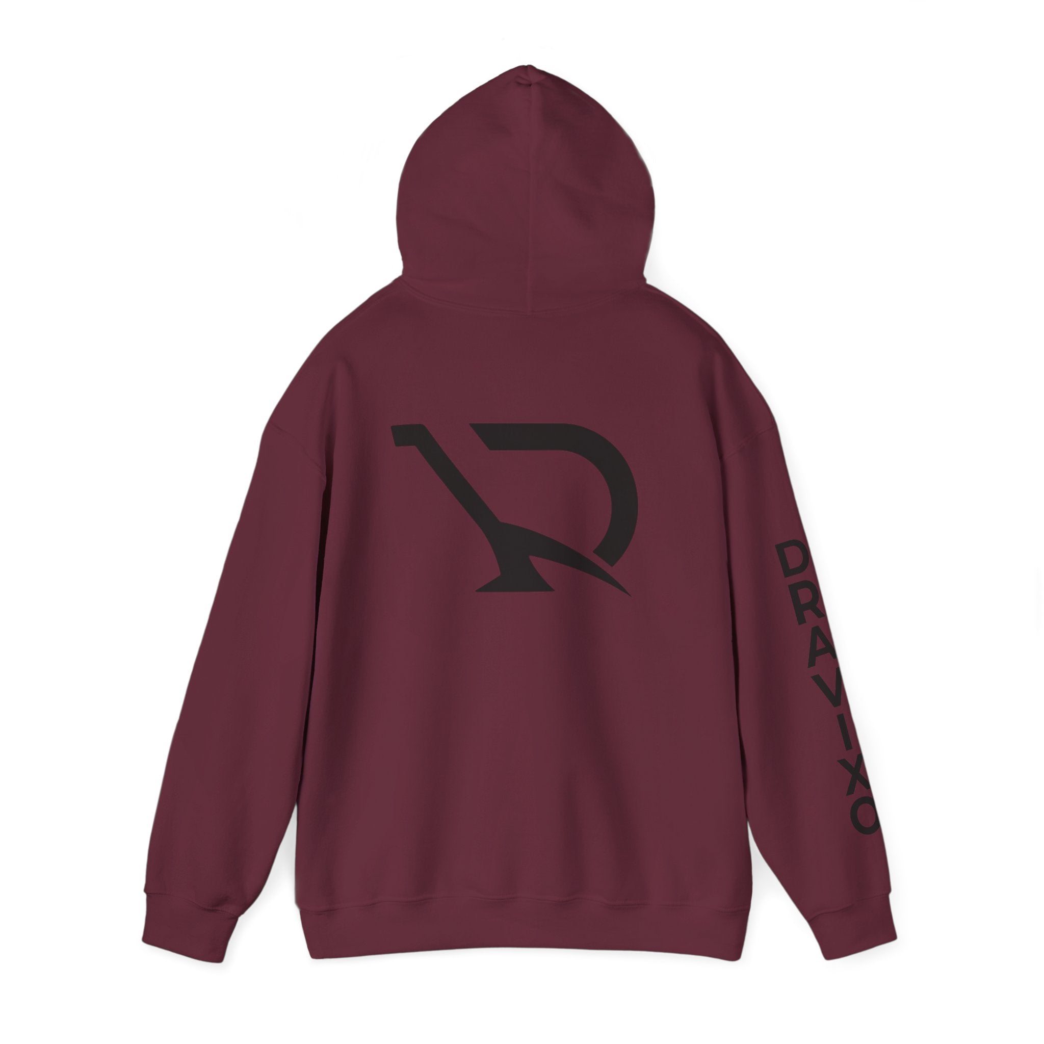 Dravixo Hoodie – Branded Pullover with Sleeve