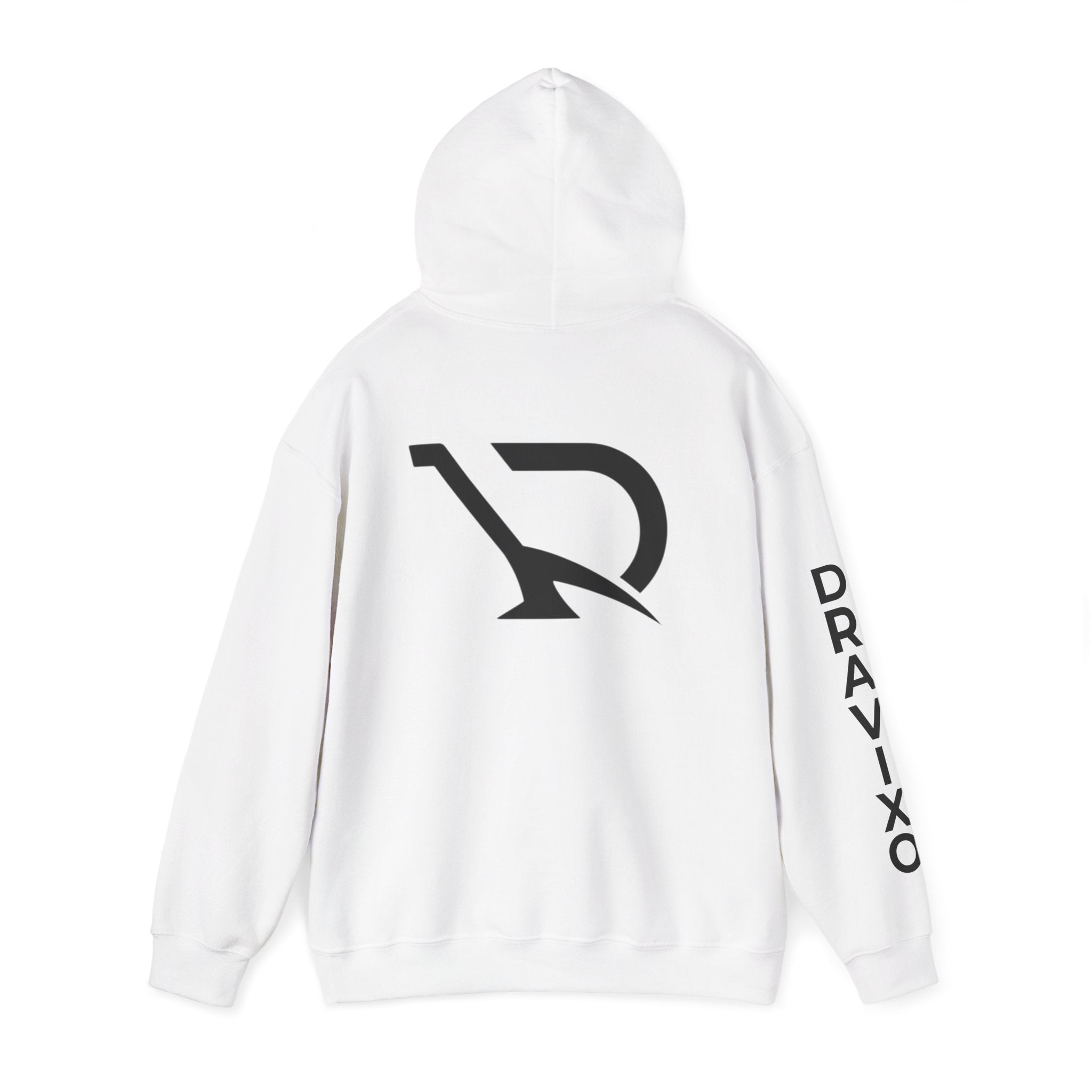 Dravixo Hoodie – Branded Pullover with Sleeve