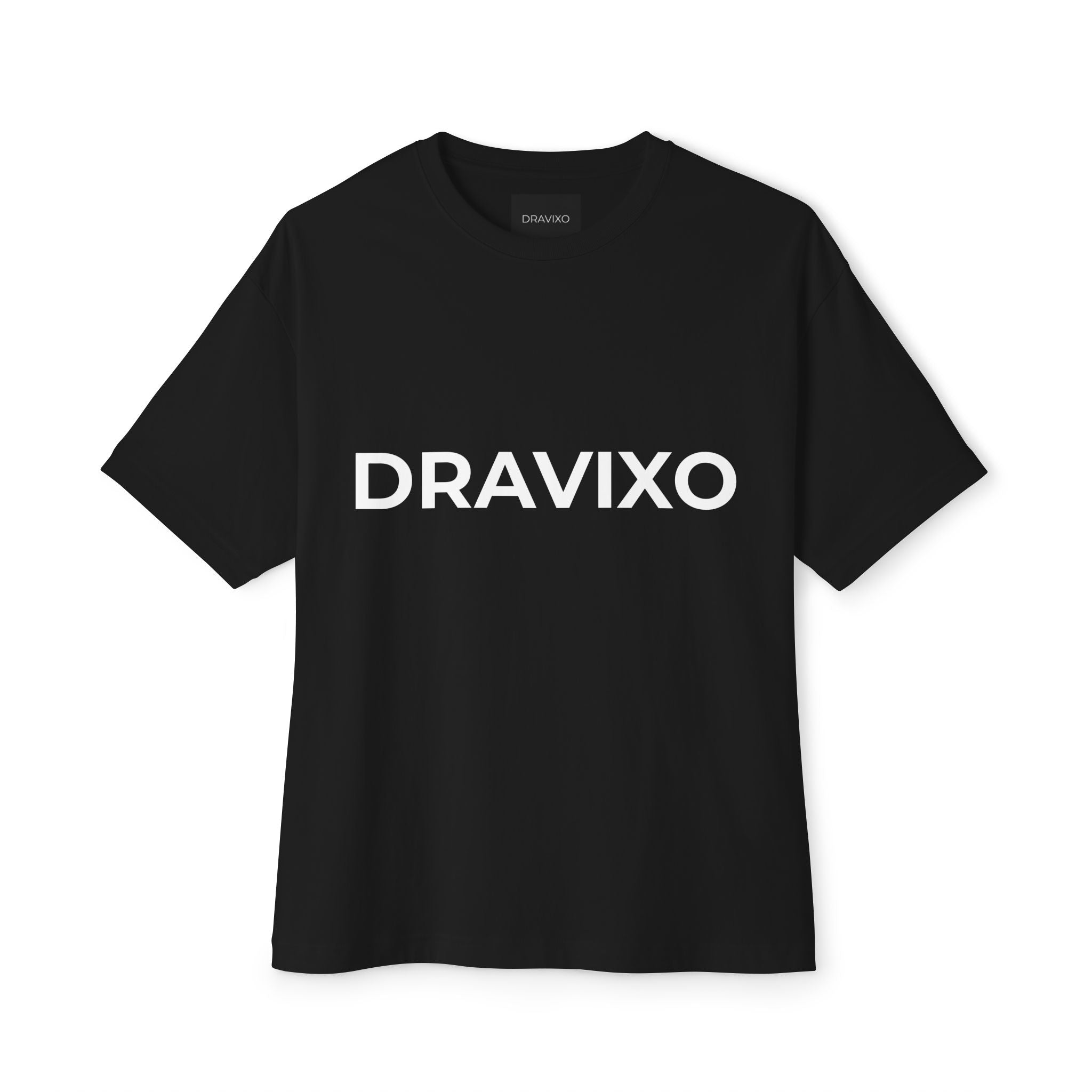 DRAVIXO Boxy Tee Black