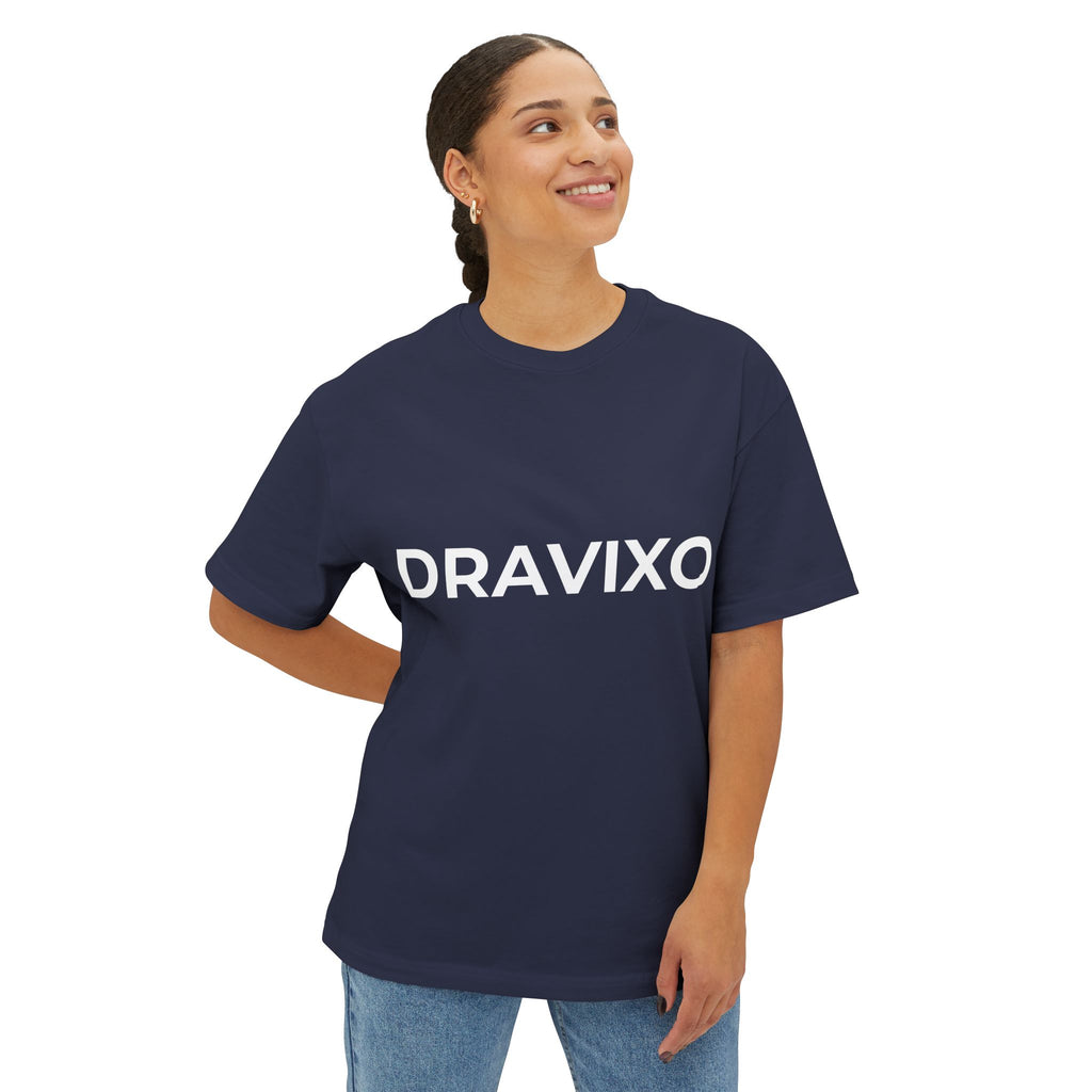 DRAVIXO Boxy Tee Black