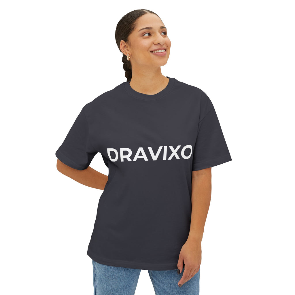 DRAVIXO Boxy Tee Black