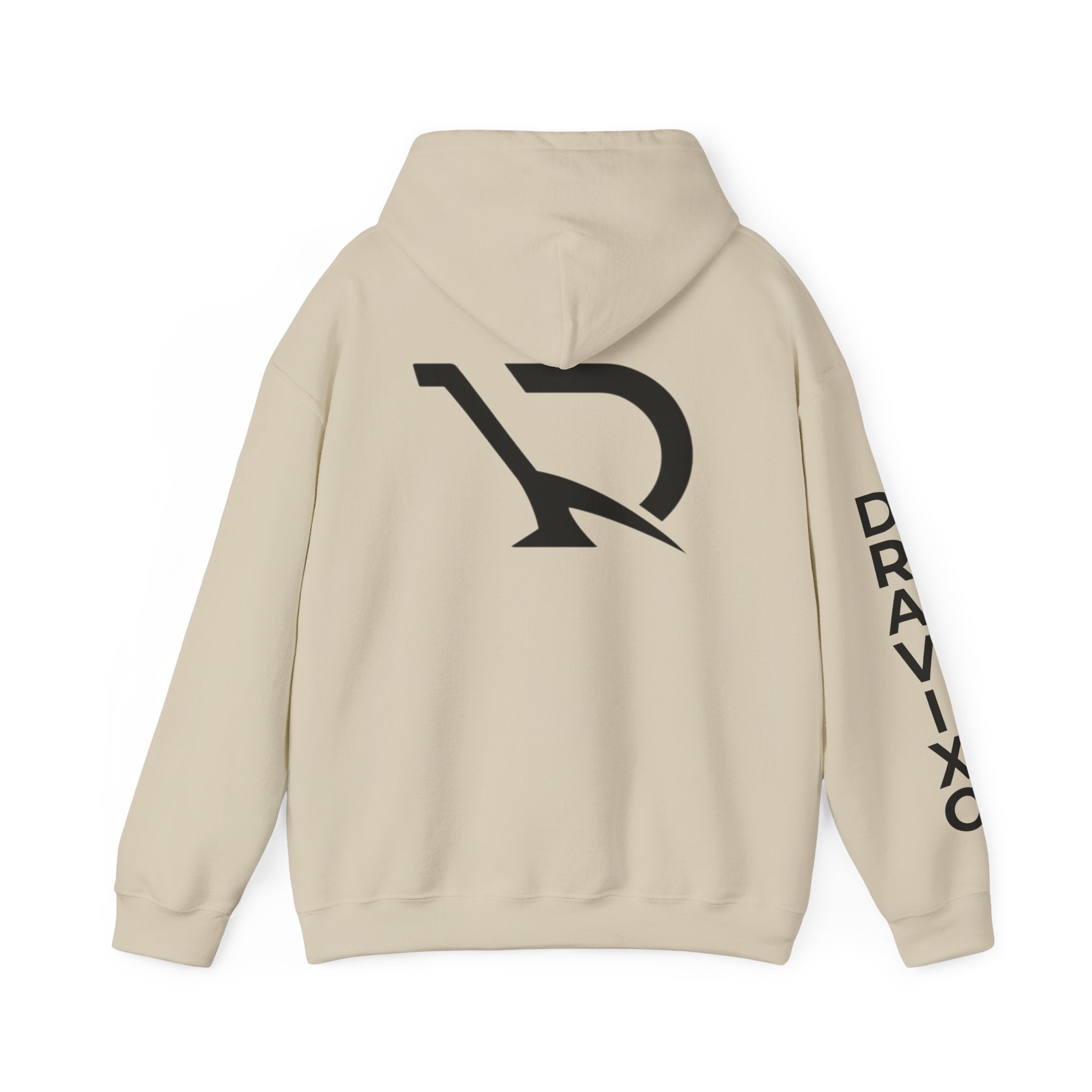 Dravixo Hoodie – Branded Pullover with Sleeve