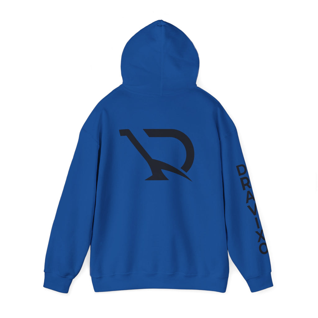 Dravixo Hoodie – Branded Pullover with Sleeve