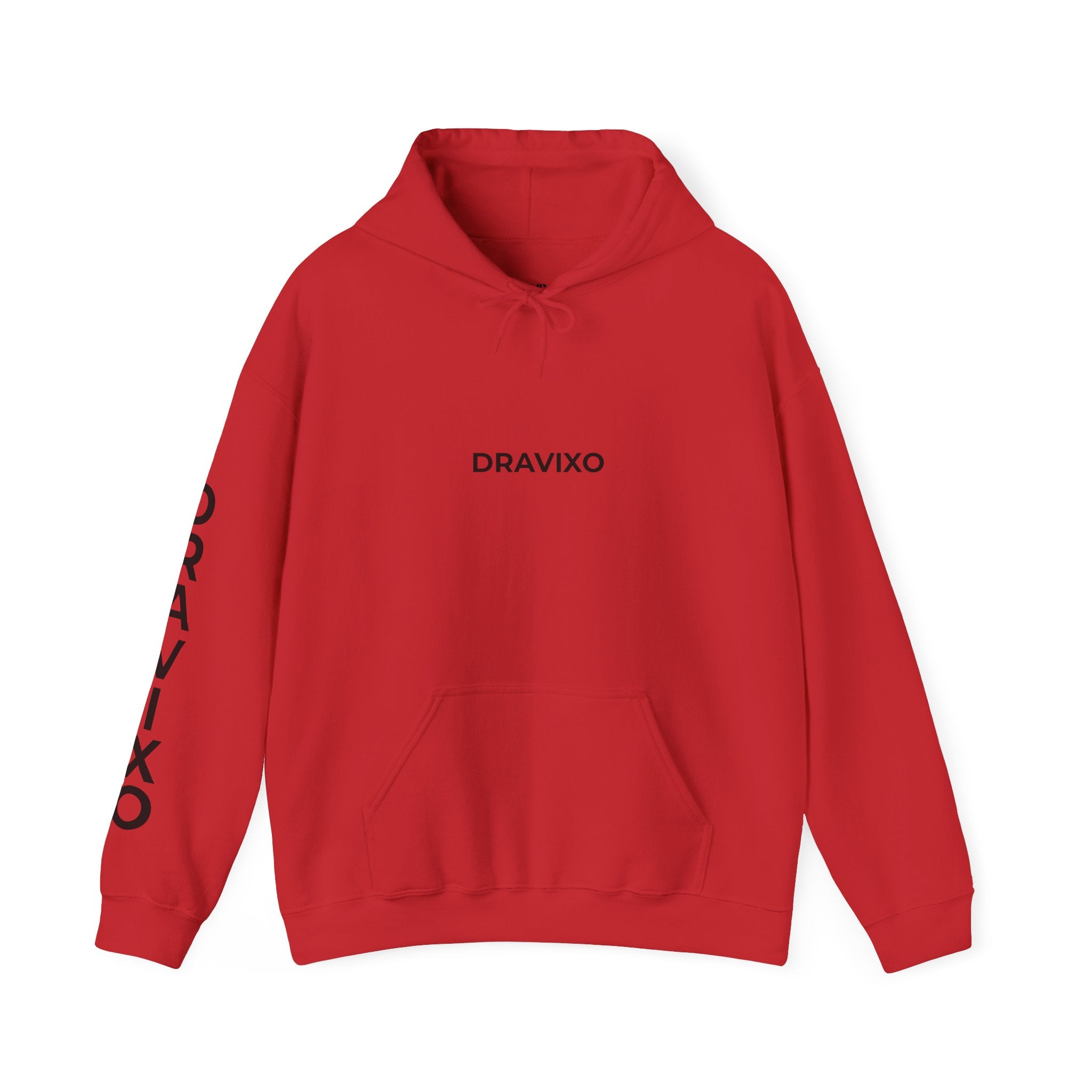 Dravixo Hoodie – Branded Pullover with Sleeve
