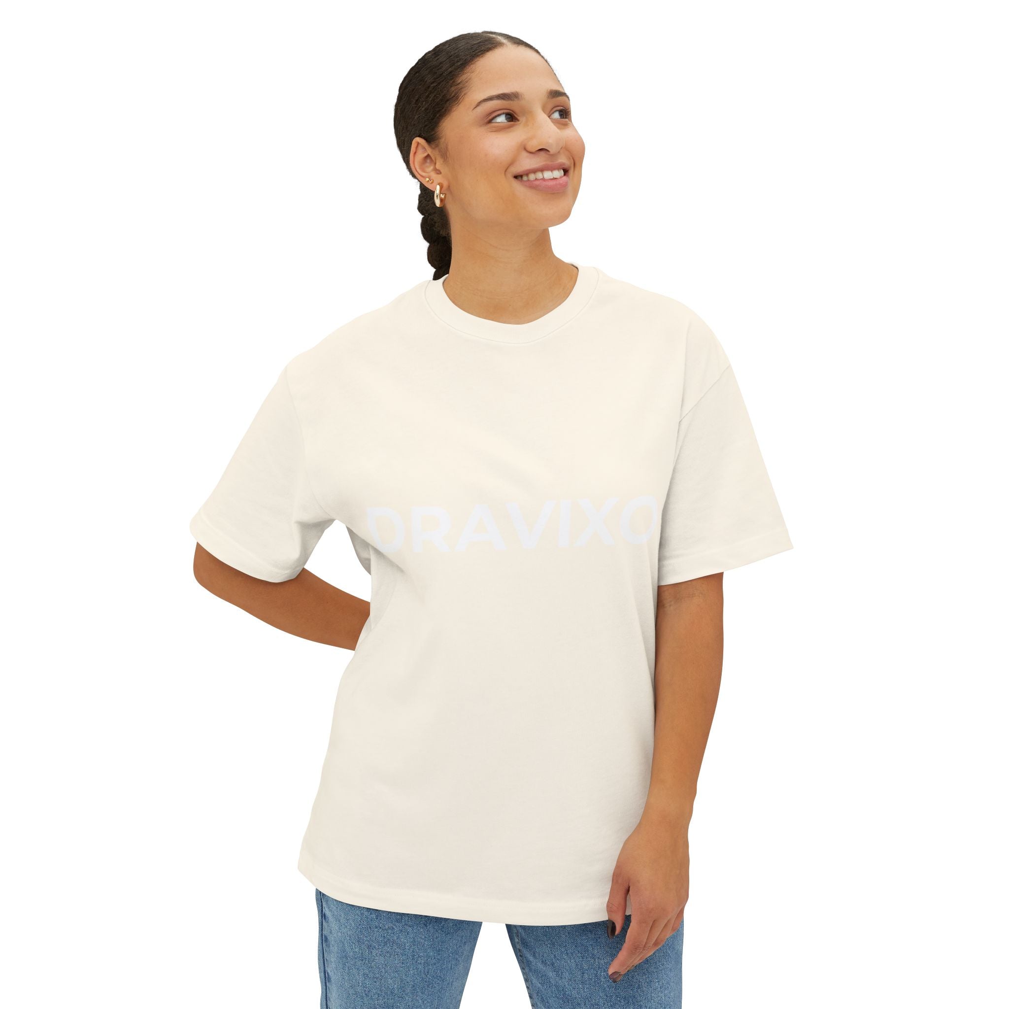 DRAVIXO Boxy Tee Black