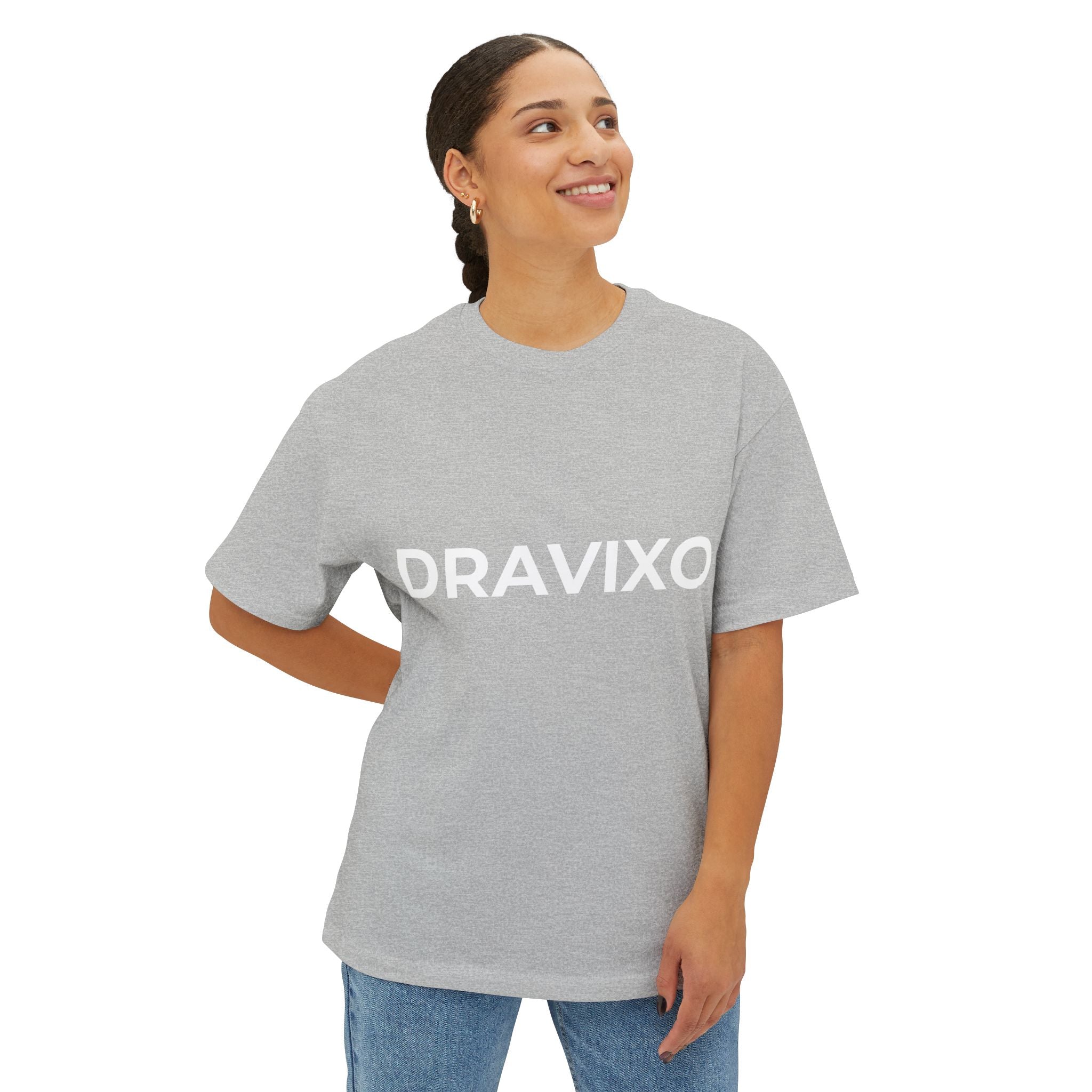 DRAVIXO Boxy Tee Black