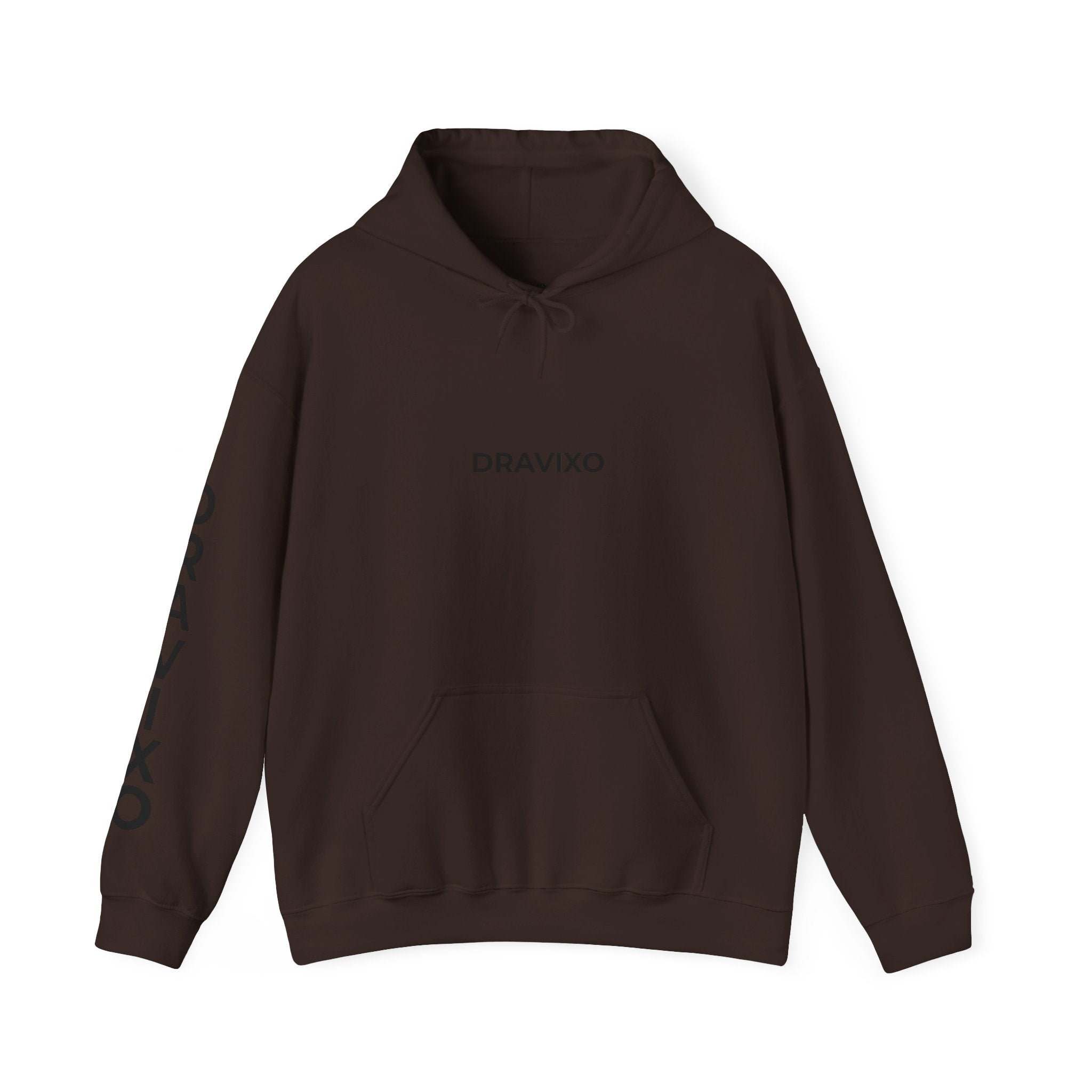Dravixo Hoodie – Branded Pullover with Sleeve