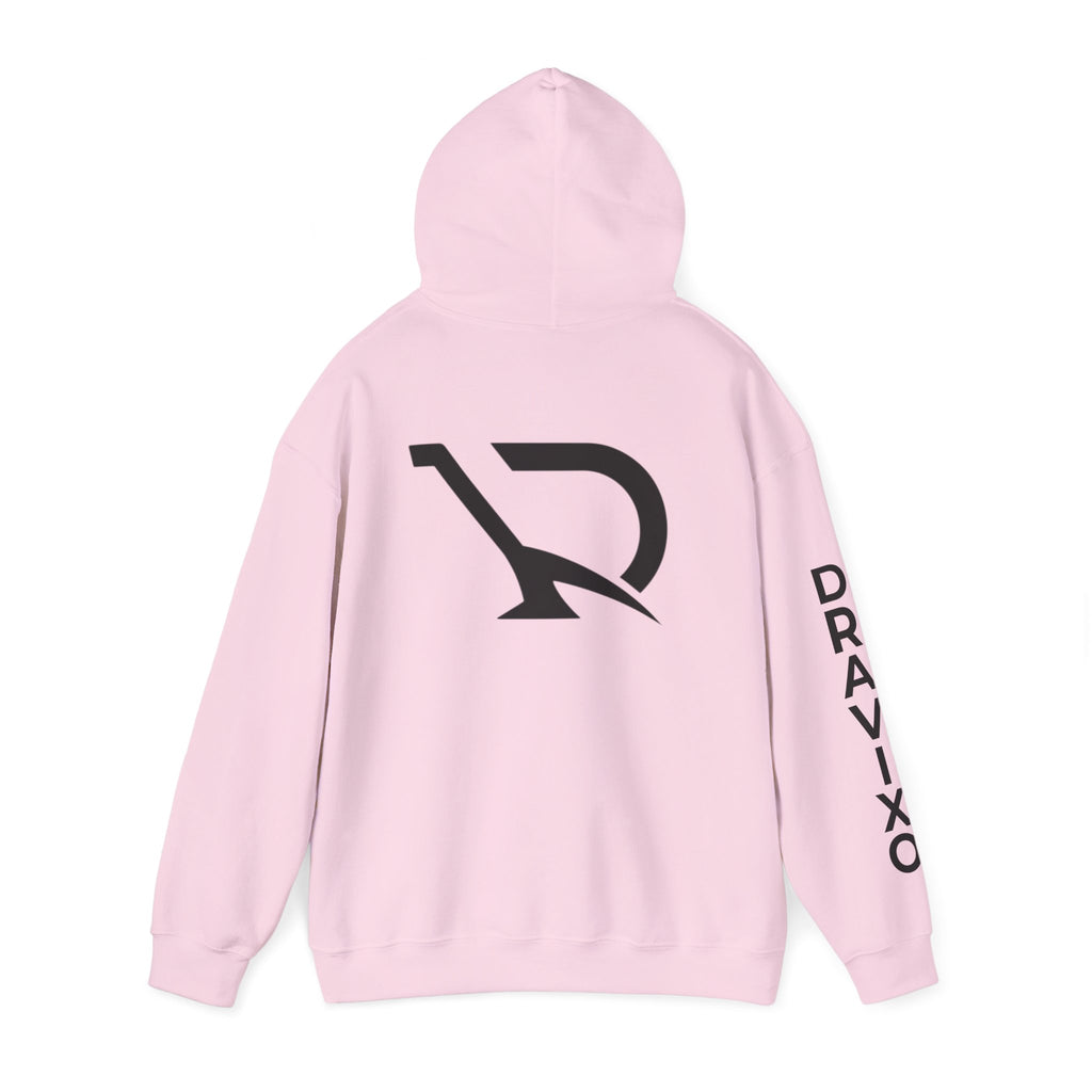 Dravixo Hoodie – Branded Pullover with Sleeve