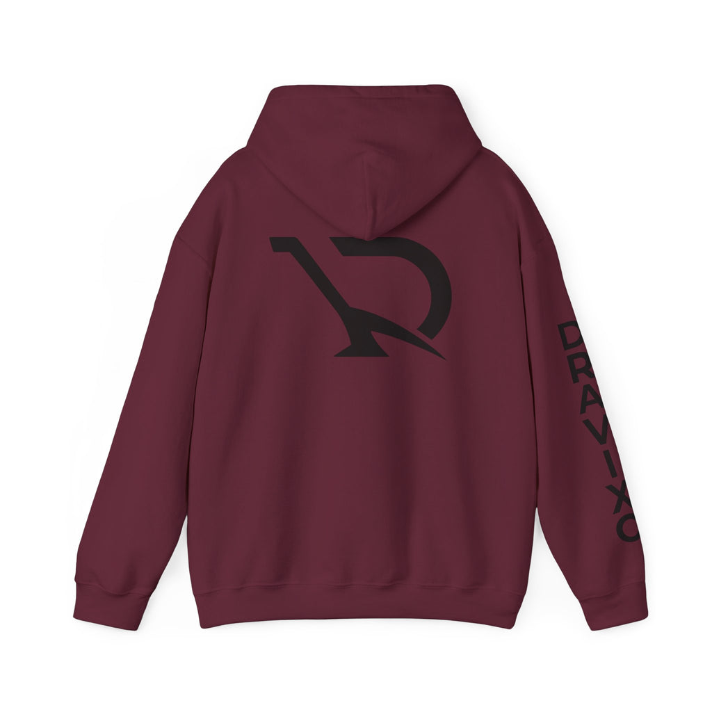Dravixo Hoodie – Branded Pullover with Sleeve