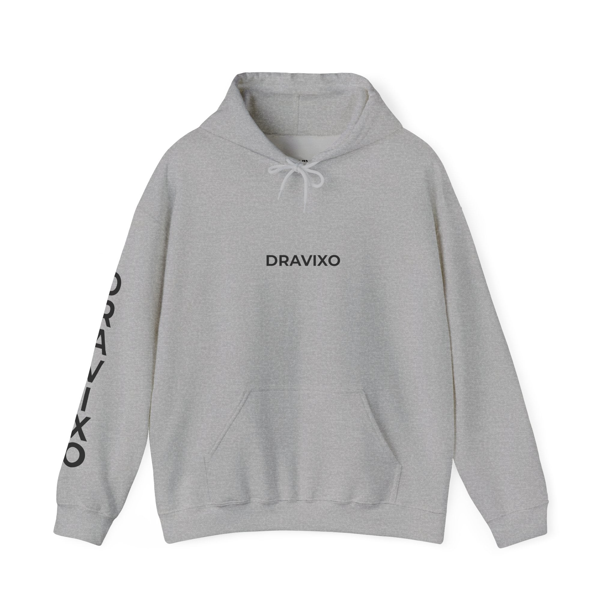 Dravixo Hoodie – Branded Pullover with Sleeve