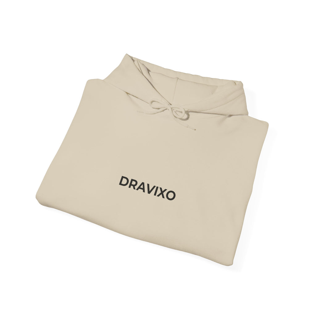 Dravixo Hoodie – Branded Pullover with Sleeve